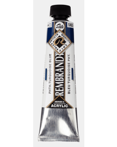 Rembrandt Acryl 40 ml. 565 Phtaloturkooisblauw