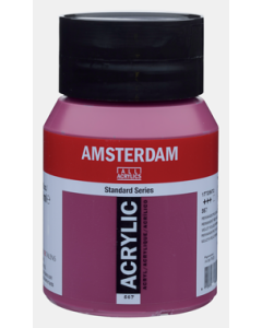 Amsterdam Acrylverf 500ml. 567 Permanent Rood Violet