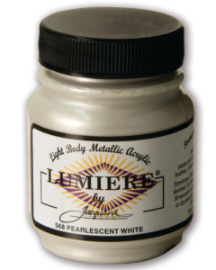 Jacquard Lumiere 568 Pearl White