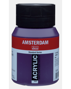 Amsterdam Acrylverf 500ml. 568 Permanent blauwviolet