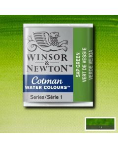W&N Cotman aquarelverf Napje Half 599 Sap Green