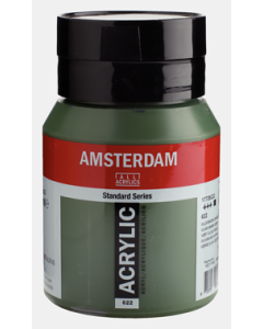 Amsterdam Acrylverf 500ml. 622 Olijfgroen Donker
