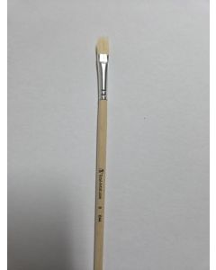 Penseel varkenshaar TA 644 nr. 8 lange steel plat