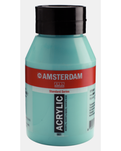 Amsterdam Acrylverf 1000ml. Turkooisgroen nr. 661 