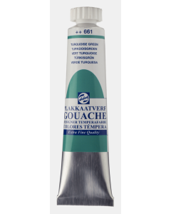 Talens Gouache tube 20 ml. 661 Turkooisgroen