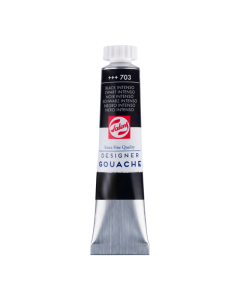 Talens Gouache tube 20 ml. 703 Zwart intenso