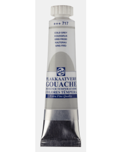 Talens Gouache tube 20 ml. 717 Koudgrijs