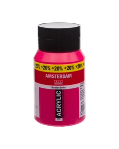 Amsterdam Acrylverf 600ml. Primairmagenta nr. 369 NU EXTRA VOORDELIG!