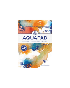 Aquapad Clairfontaine 300 gr. A3 30 vel