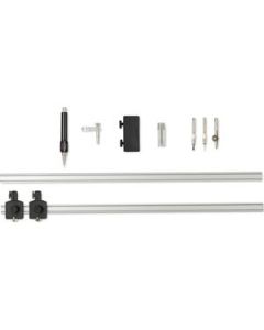 stokpasser 2 delig, dia 1280mm compleet met toebehoren