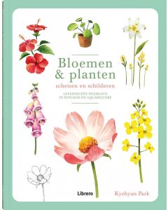 Boek Bloemen & planten schetsen en schilderen van Kyehyun Park