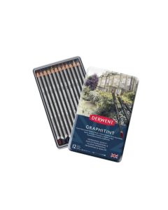 DERWENT GRAPHITINT GRAFIETPOTLODEN set van 12 
