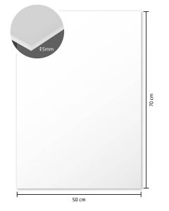 Foamboard Kangaro wit 50x70cm 5mm