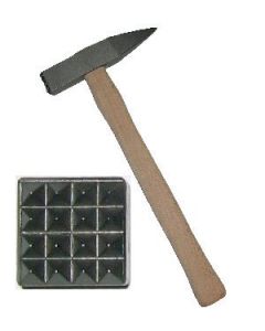 Bouchard hamer vaste kop 20mm. 16 tanden + pilhouweel