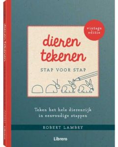 Boek Dieren Tekenen -Stap voor stap- vintage-editie van Robert Lambry