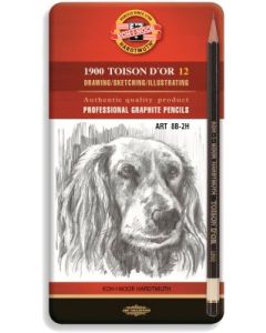 Koh-I-Noor blik 12 grafietpotl. Toison D'or 8B-2H
