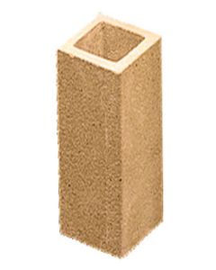 stapelkolom 50x50mm, hoogte 150mm.