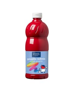 Lefranc Bourgeois Redimix plakkaatverf 1000ml – 028 Primair Rood