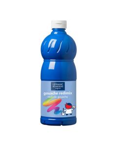 Lefranc Bourgeois Redimix plakkaatverf 1000ml – 032 Primair Blauw