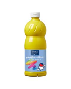 Lefranc Bourgeois Redimix plakkaatverf 1000ml – 023 Primair geel