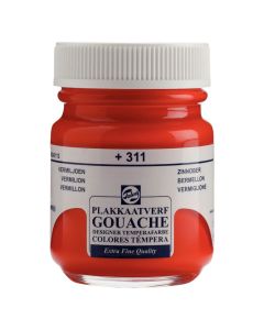 Talens Gouache pot 50 ml. kleurnr. 311 Vermiljoen