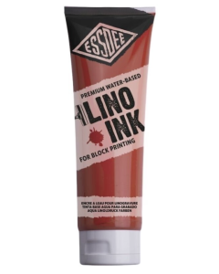 ESSDEE Lino inkt op waterbasis 300ml. Vermillioen