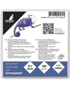 Kangaro Canvasboard 10x10 cm.