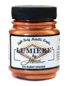 Jacquard Lumiere 543 Burnt Orange