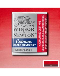 W&N Cotman aquarelverf Napje Half 098 Cadmium Red Deep Hue