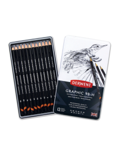 Derwent Graphic pencils set 12 Soft 9B - H