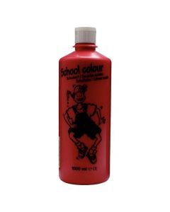 Talens Schoolverf 1000 ml. kleurnr. 302 Donkerrood