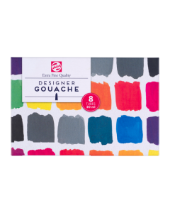 Talens Gouache tube 20 ml. set van 8 kleuren
