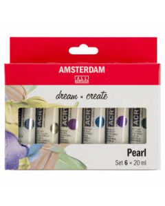 Amsterdam Acryl introductieset 6-delig Parelmoer
