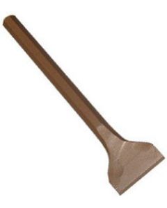 Beeldhouwbeitel Job voor zachte en harde steen, diam. 15mm. snijvlak 5x50mm.