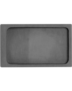 Rechthoekige stenen wrijfschaal met niveau - klein