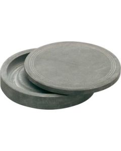 Ronde stenen wrijfschaal met deksel