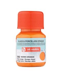 Glas & Porselein Dekkend 30 ml Warm Oranje