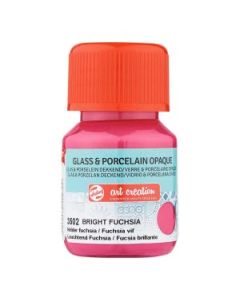 Glas & Porselein Dekkend 30 ml Helder Fuchsia