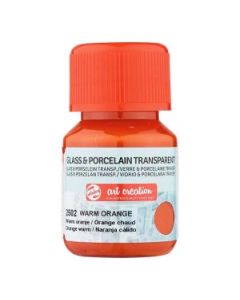 Glas & Porselein Transparant 30 ml Warm Oranje