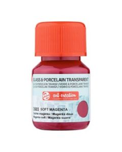 Glas & Porselein Transparant 30 ml Zachte Magenta