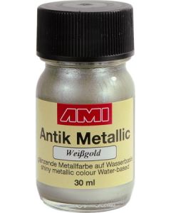 AMI Antiek Metallicverf Witgoud 30ml