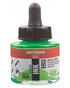 Amsterdam inkt 30 ml. 672 Reflexgroen