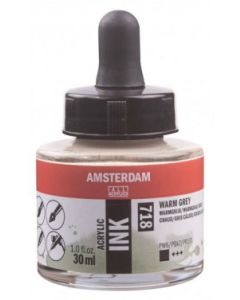 Amsterdam inkt 30 ml. 718 Warmgrijs