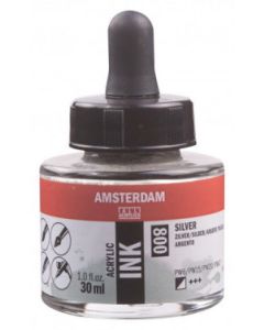 Amsterdam inkt 30 ml. 800 Zilver