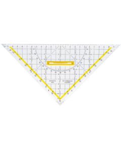 Tekendriehoek Aristo 45° 25cm. met afneembare greep