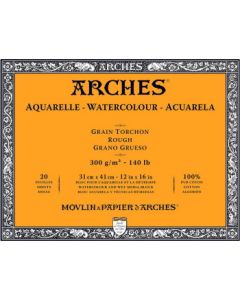 Arches Aquarelblok 20vel 4-zijdig verlijmd Grof gestructureerd