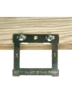 CWH-1 Ophangplaat recht + schroeven per 3st