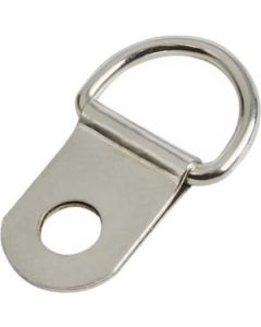 D-Hanger klein verchroomd a 10 stuks + schroeven