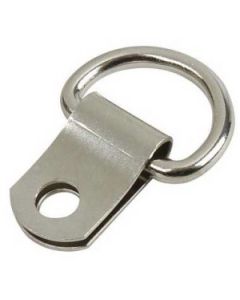 D-Hanger middel verchroomd a 10 stuks + schroeven