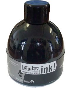 Liquitex ink! 150ml Carbon Black 337